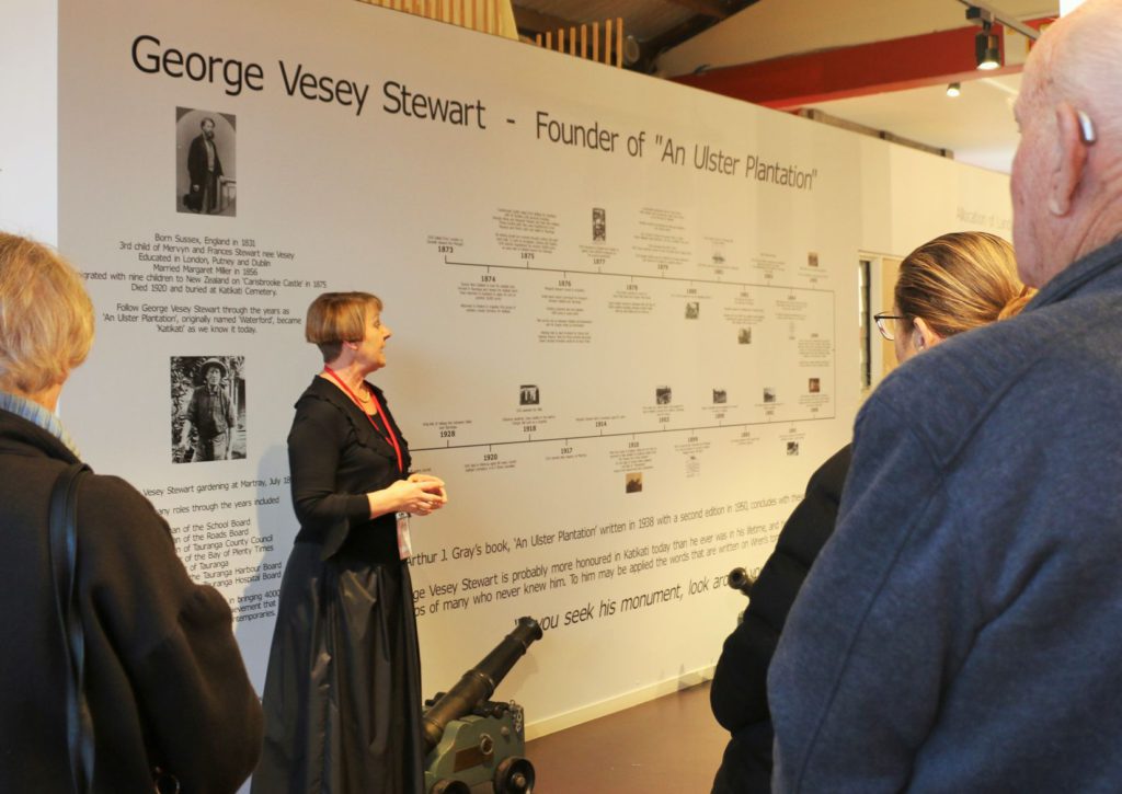 Guided tours in Western Bay Museum in Katikati. Credit Supplied.