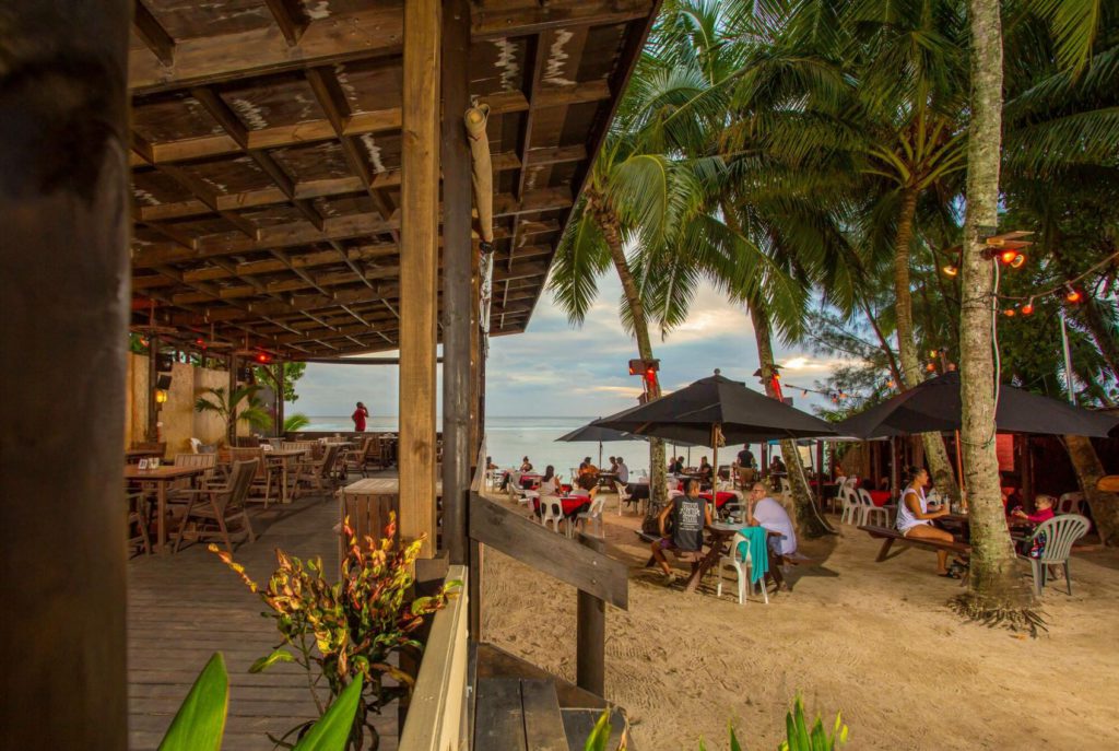 Wilsons Beach Bar at Castaway Resort on the Sunset Coast. Credit Supplied