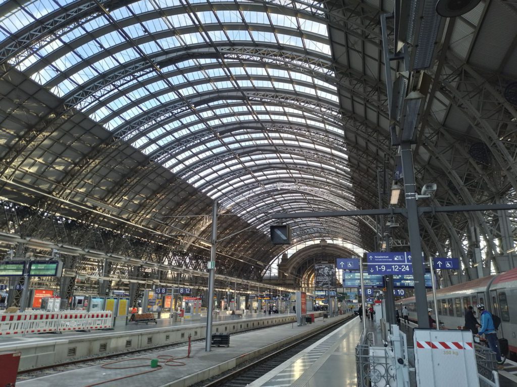 European train station architecture.
