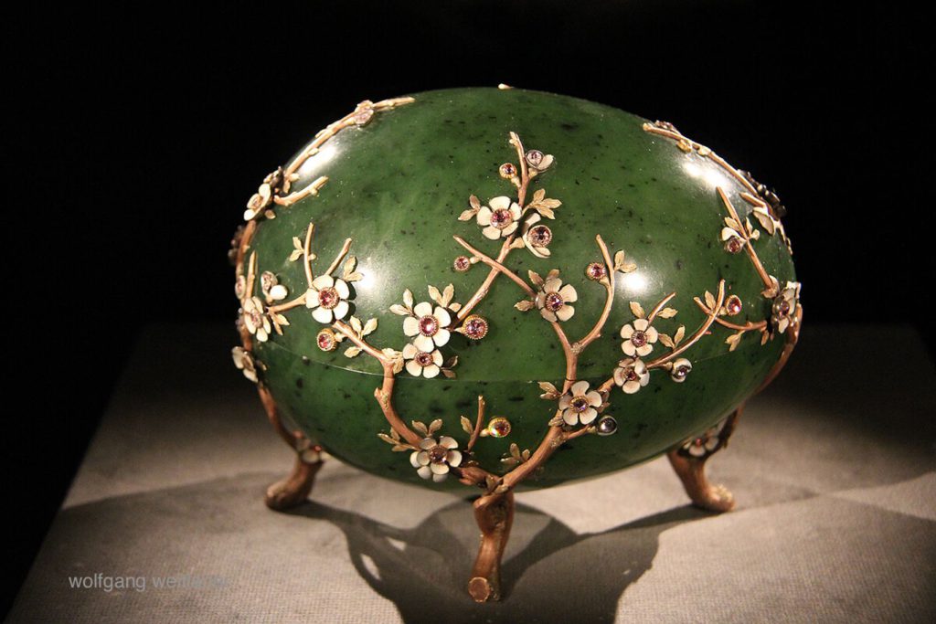 Faberge egg in Treasure Chamber in Vaduz