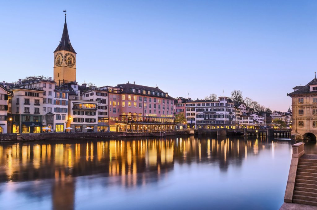 Historic Zurich and its guild halls