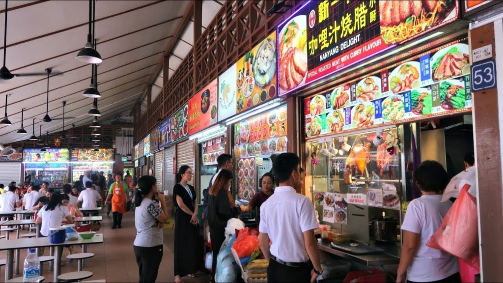 Newtown Food Centre in Singapore