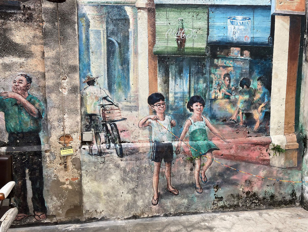Street art in China Town, Kuala Lumpur