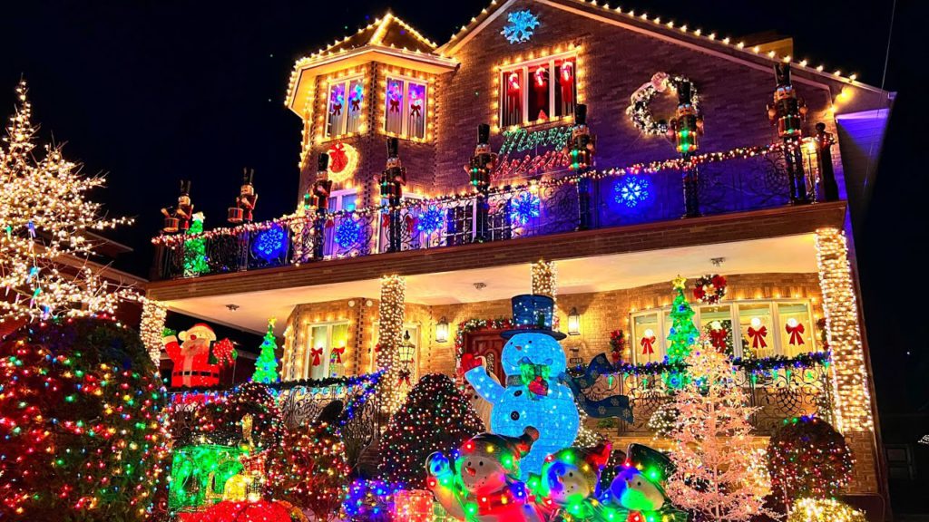Dyker Heights Christmas lights in New York