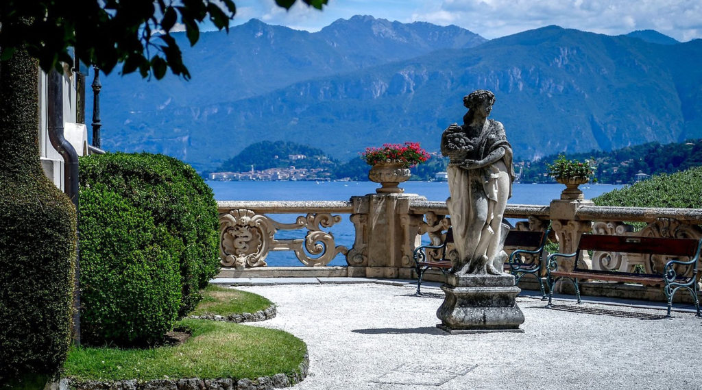 Lake Como's spectacular backdrop of mountains