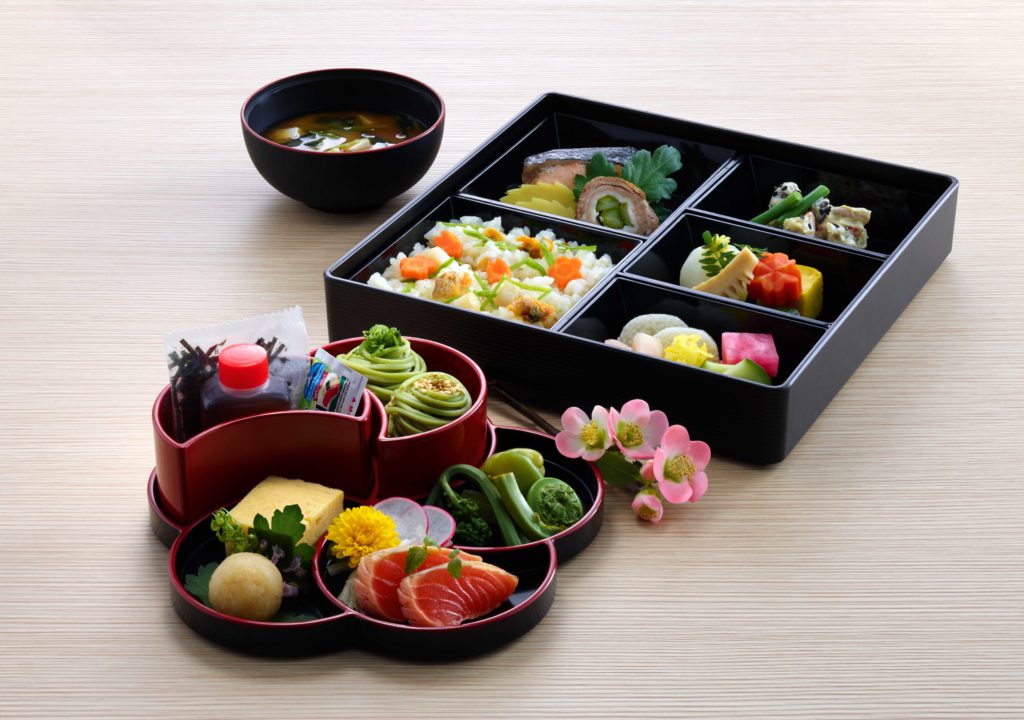 Japanese ethnic cuisine on-board Singapore Airlines