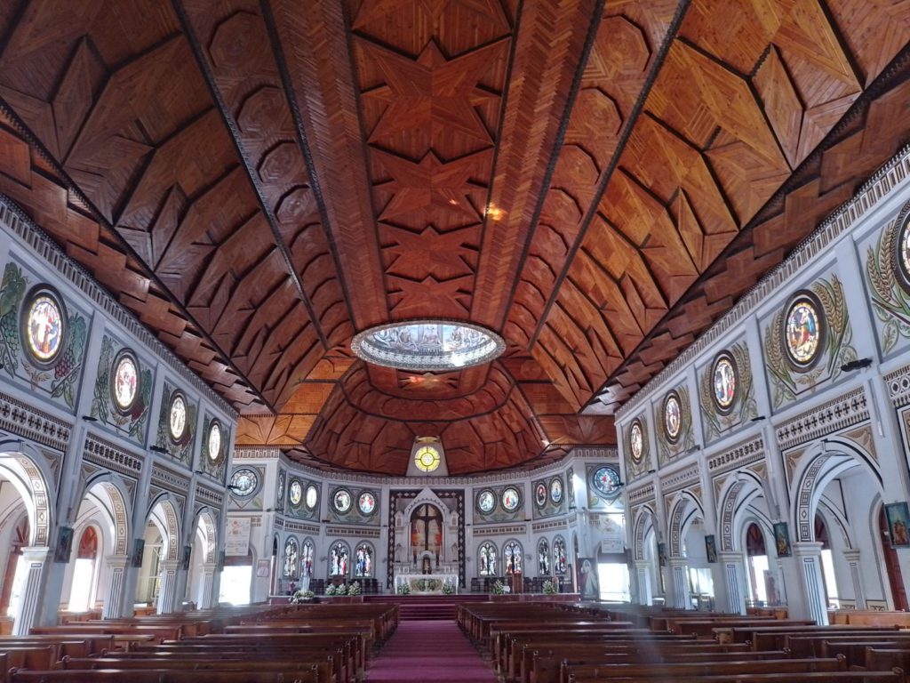 Catholic Cathedral interiors, Upolu, Samoa