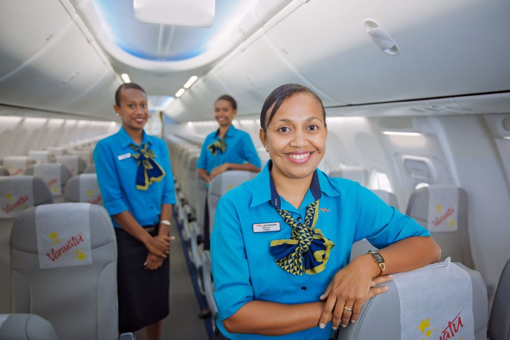 Air Vanautu cabin crew