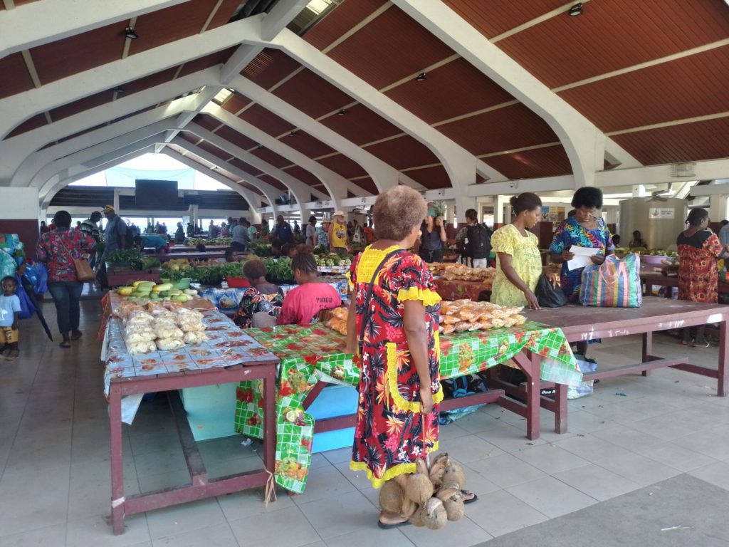 Produce market at Port Vila. Photo: Mike Yardley