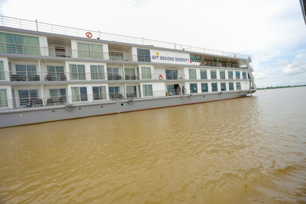 APT Mekong Serenity ship on Mekong river