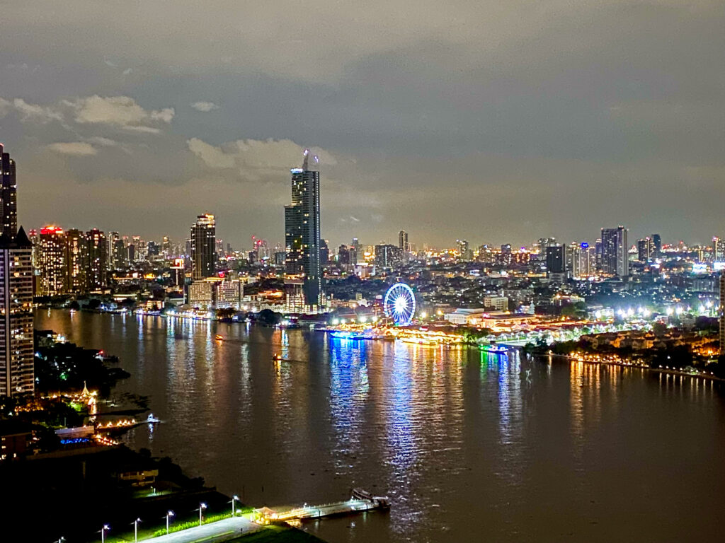 Riverside view from SEEN, Bangkok