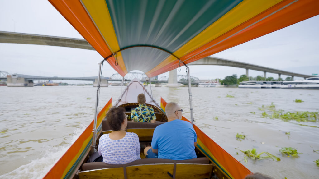 Klong Guru Tour on-board Thai longtail boat