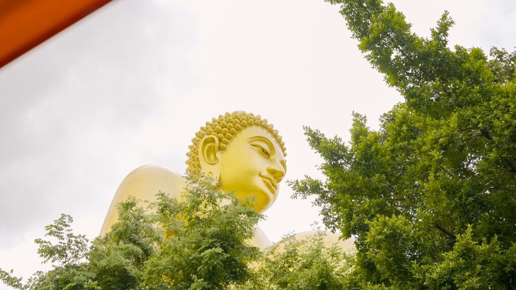 Tallest Buddha statue at Wat Paknam Phasi Charoen temple